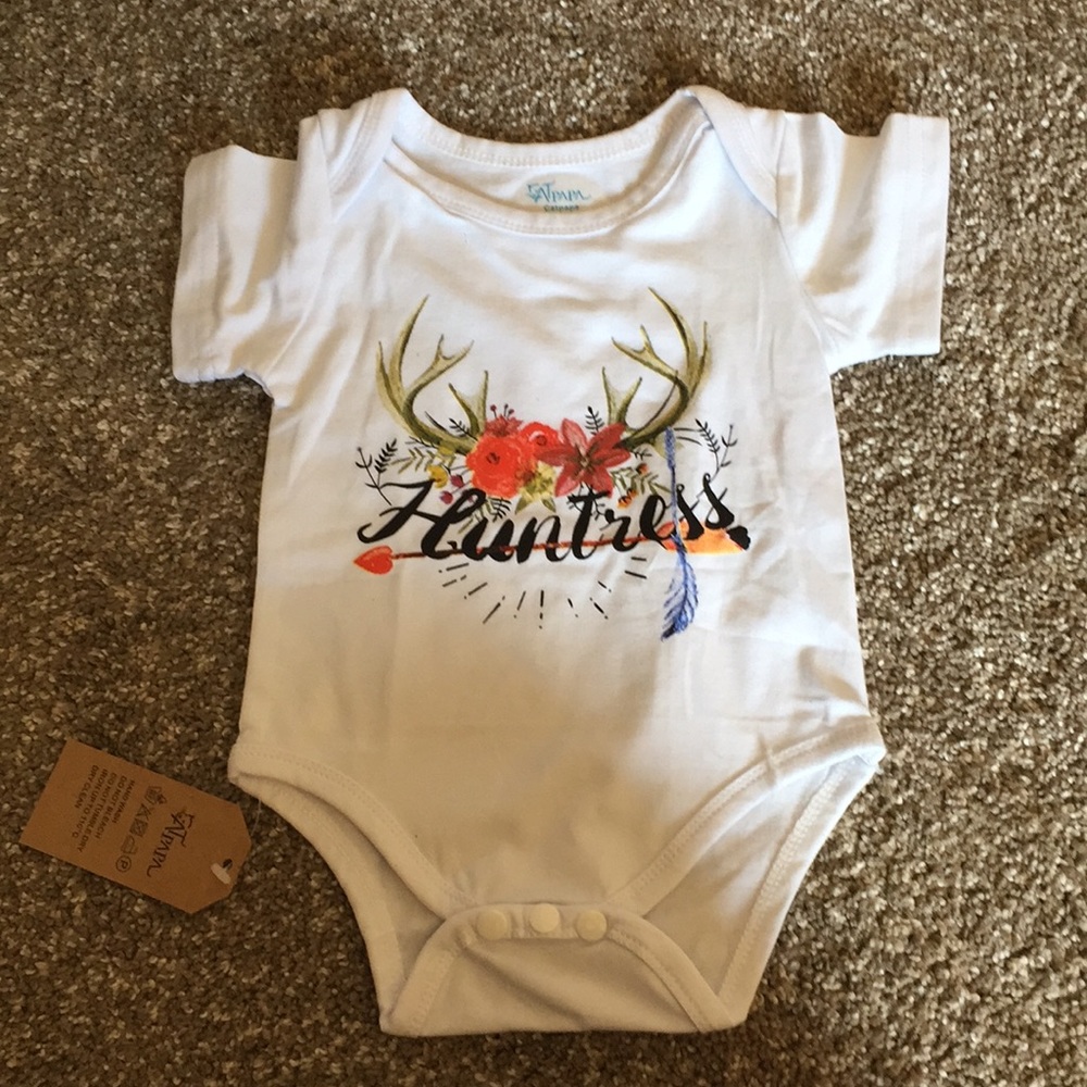 🌸🌸 Onesie flowered antlers